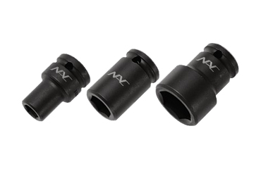NAC(長堀工業) 6角ソケット ショートタイプ (差込角 6.35mm・1/4)